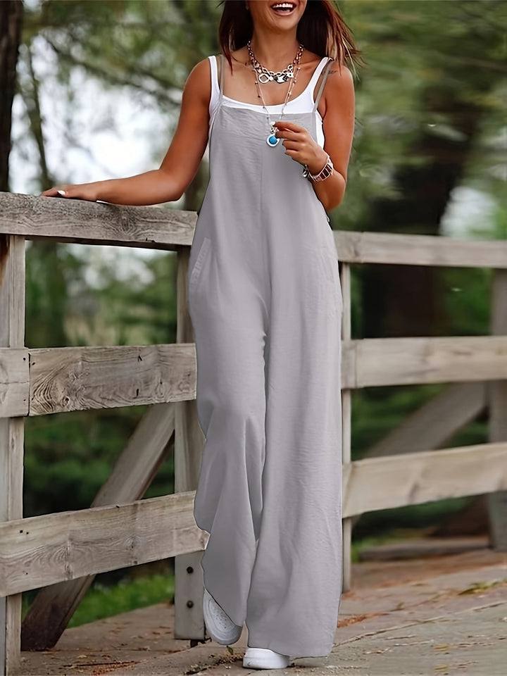 Isoline | Solid Color Jumpsuit
