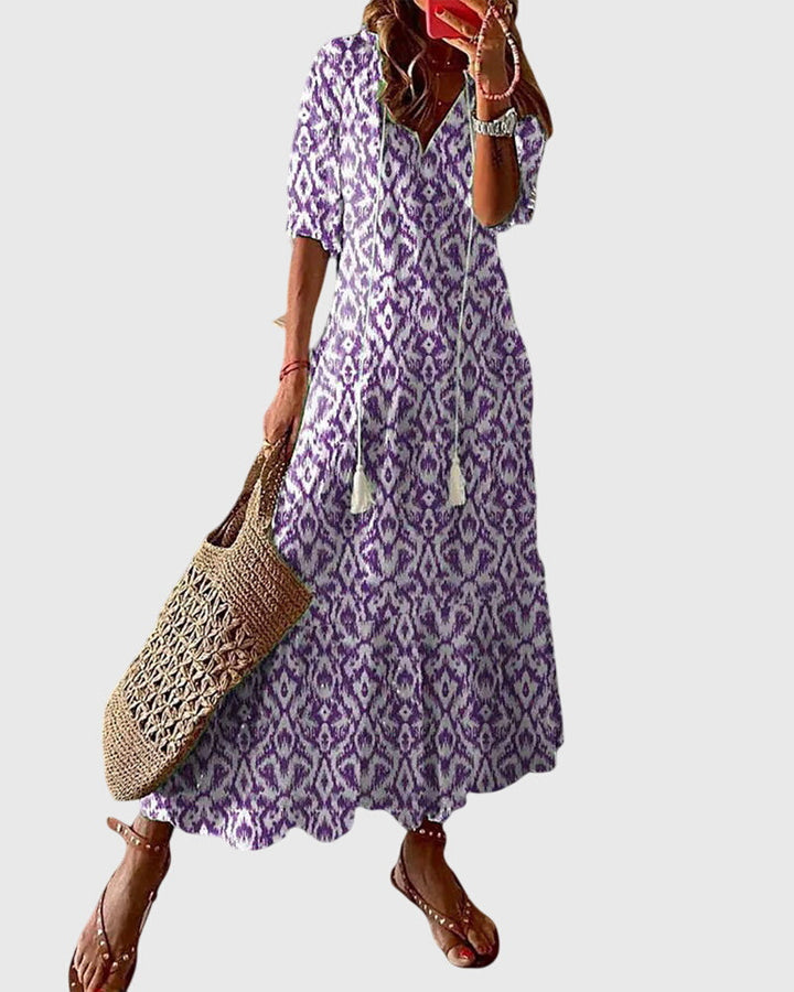 Juanita™ | Boho Vintage Summer Dress