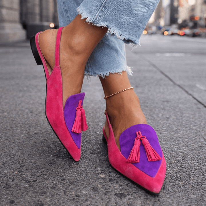 Dara | Sandals with straps and tassels