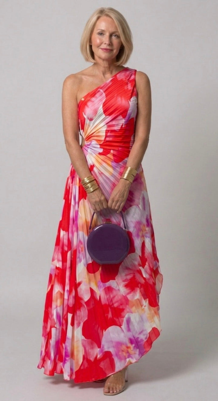 Harrow & Lane™ | Vibrant Tropical Evening Dress