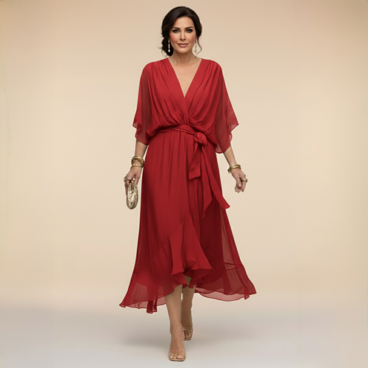 Madeline™ | V-Neck Dress
