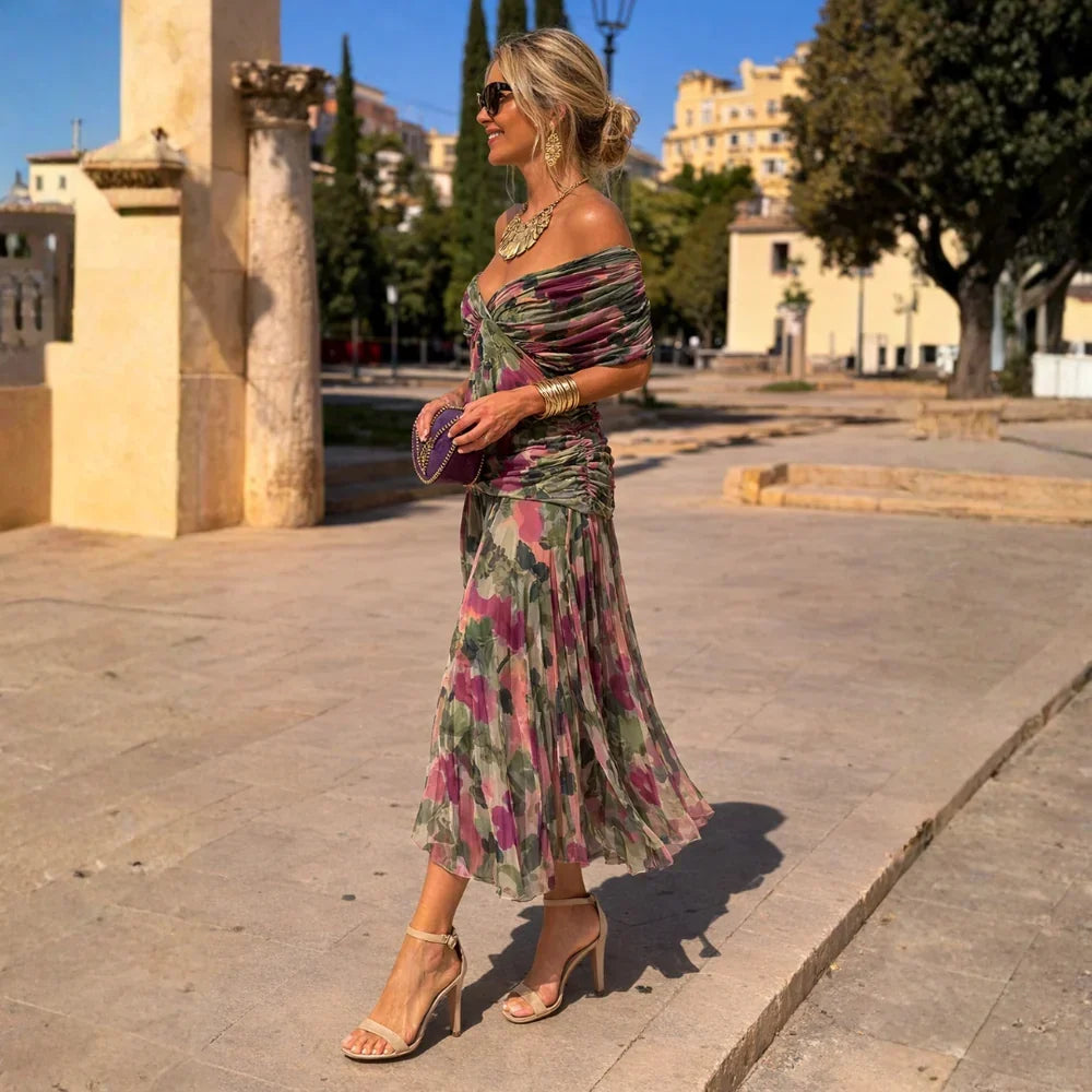 TACITA™ – ELEGANT GREEN DRESS