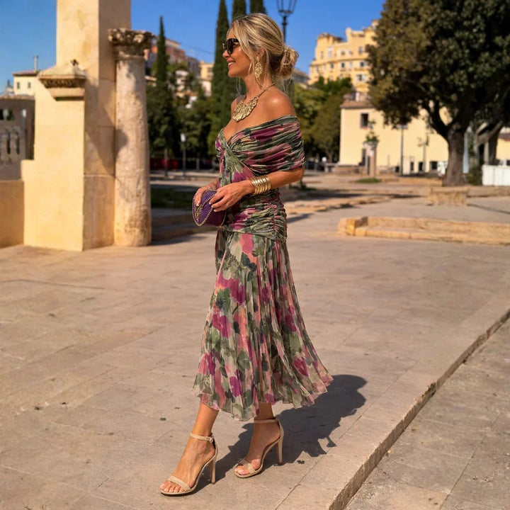 TACITA™ – ELEGANT GREEN DRESS