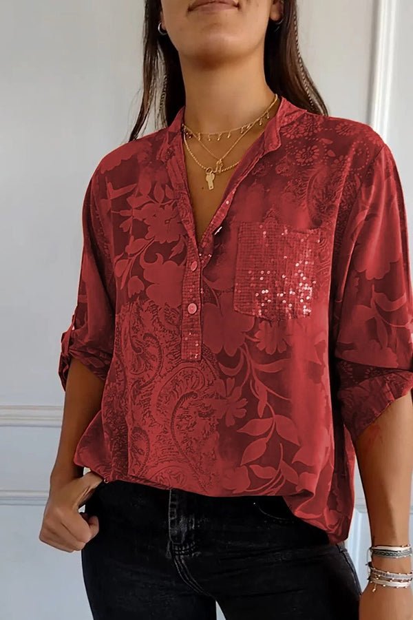 Faye | Elegant Sequin Top