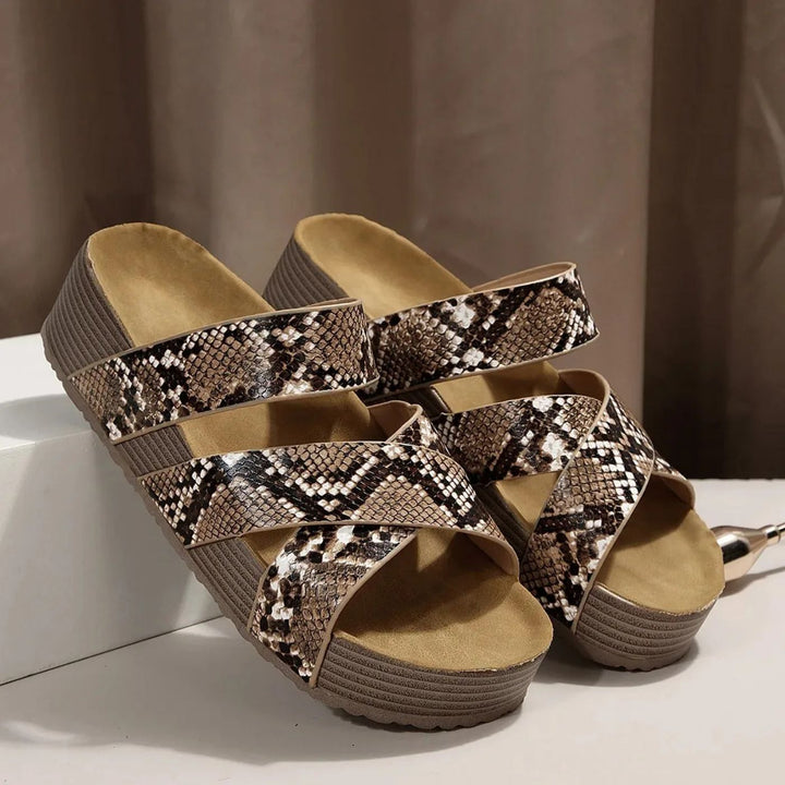Laurie™ – Orthopedic Leather Strap Sandals