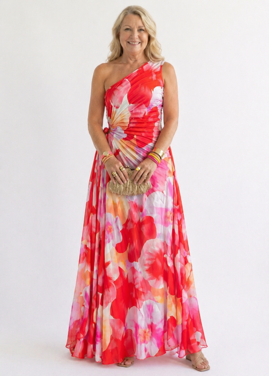 Harrow & Lane™ | Pleated One-Shoulder Dress