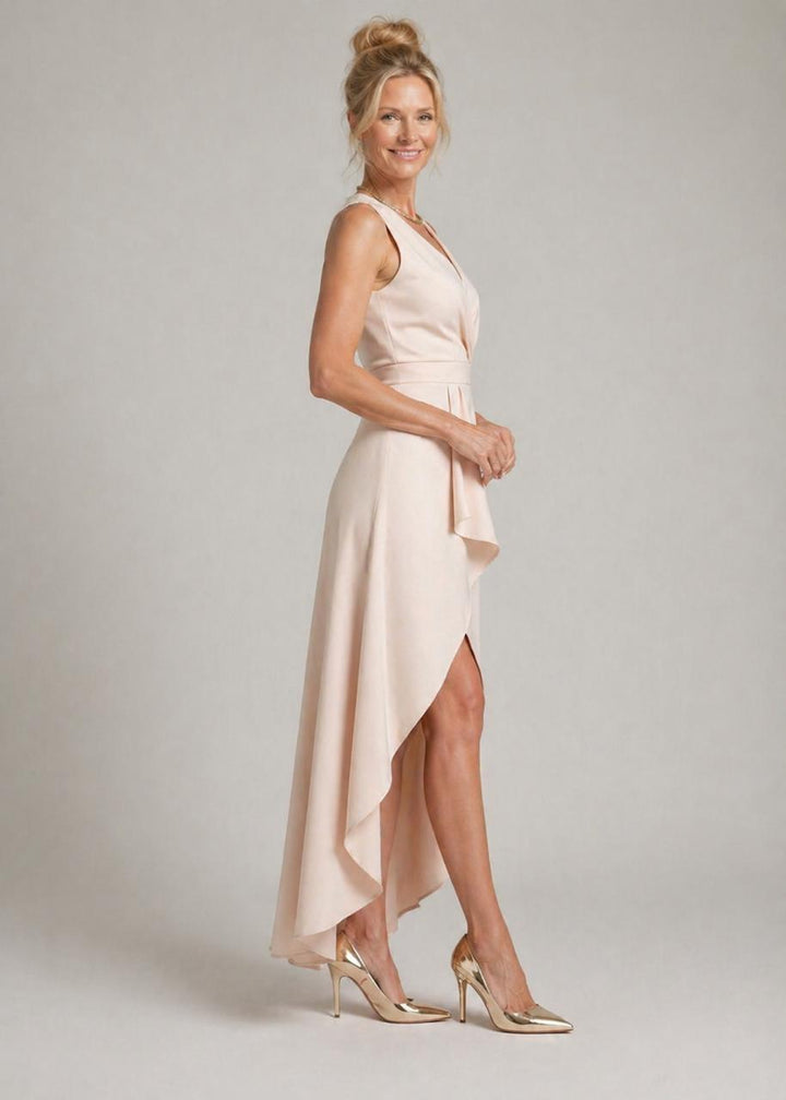 Harrow & Lane™ | Midi Wrap Dress with V-Neck