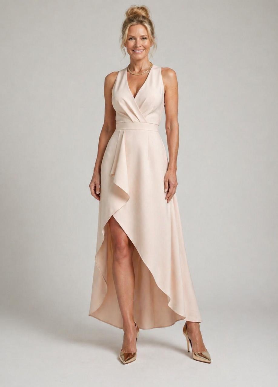 Harrow & Lane™ | Midi Wrap Dress with V-Neck