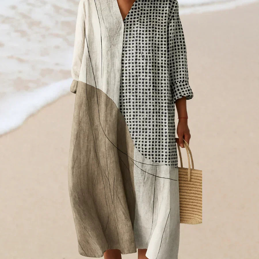 MYLENE™ | ARTISTICALLY INSPIRED AUTUMN DRESS