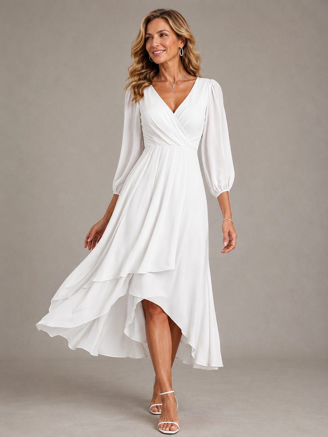 Araceli™ | Elegant V-neck Long Dress