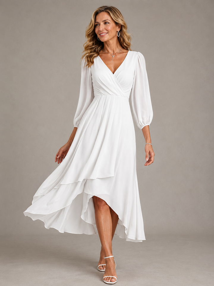 Araceli™ | Elegant V-neck Long Dress
