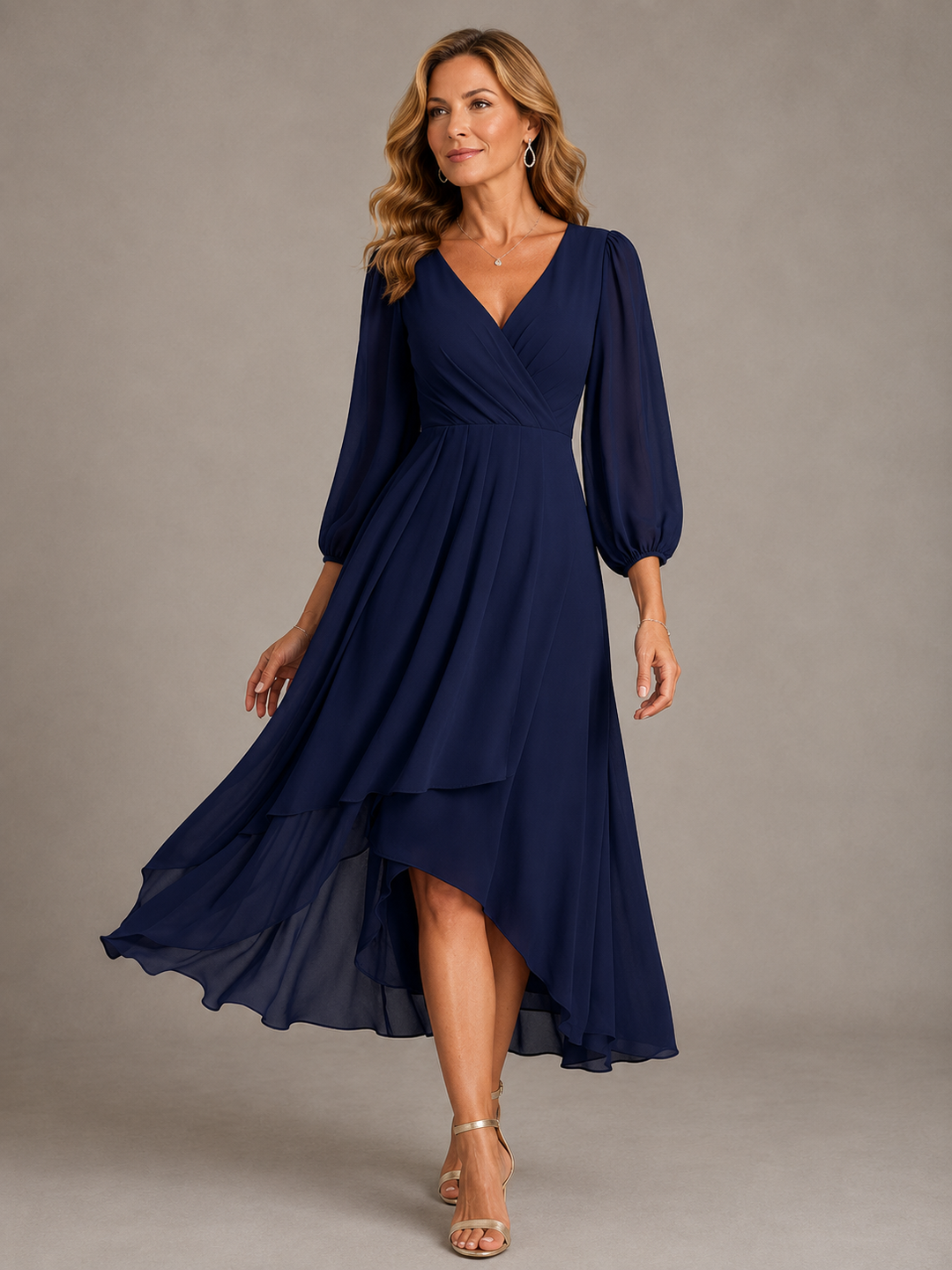 Araceli™ | Elegant V-neck Long Dress