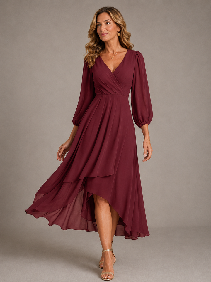 Araceli™ | Elegant V-neck Long Dress
