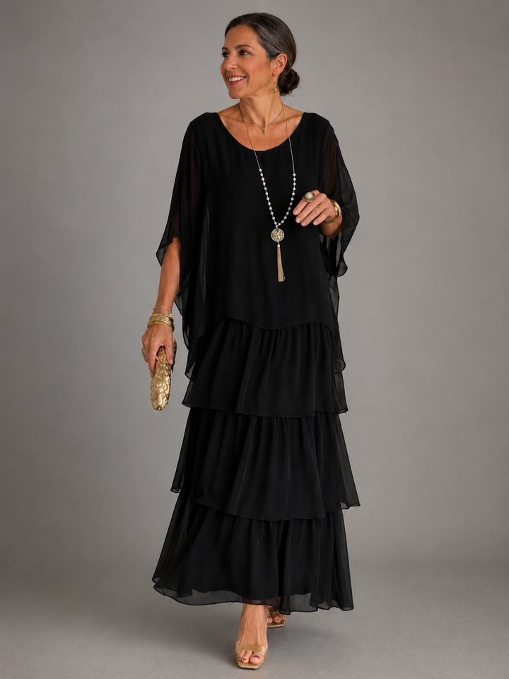 Lucinda™ | Elegant Flowing Maxi Dress