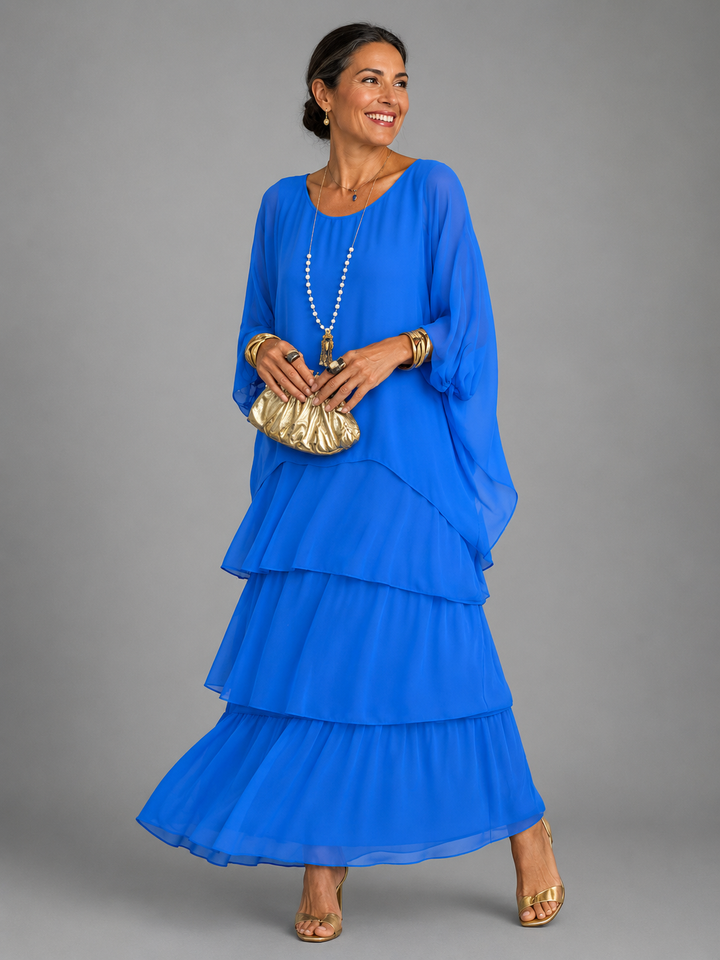 Lucinda™ | Elegant Flowing Maxi Dress