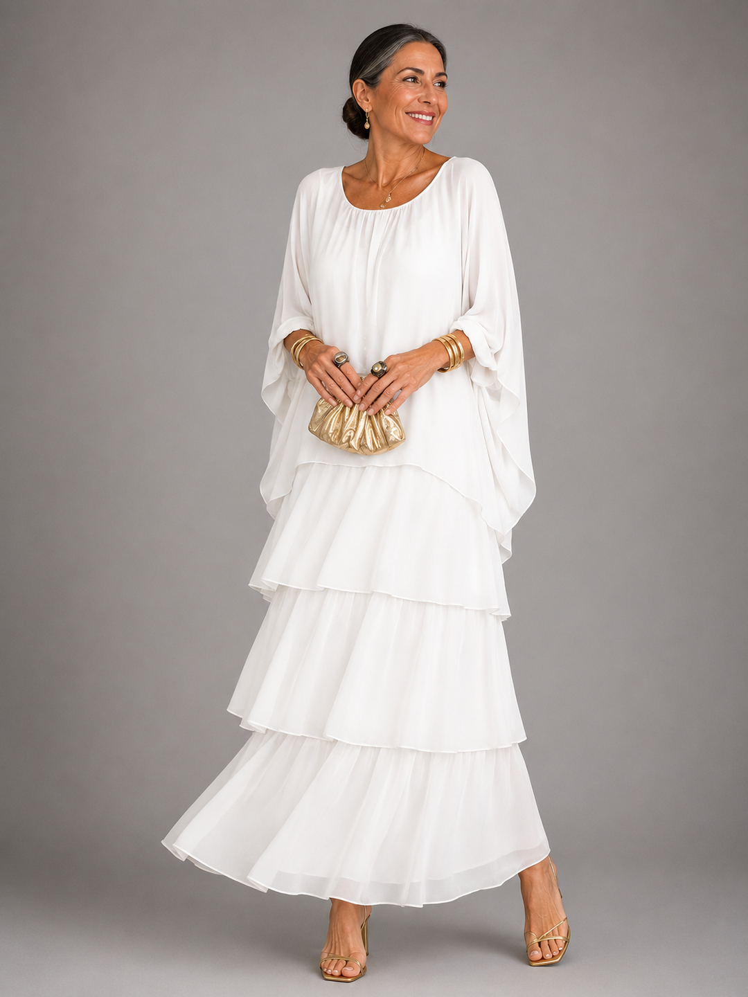 Lucinda™ | Elegant Flowing Maxi Dress