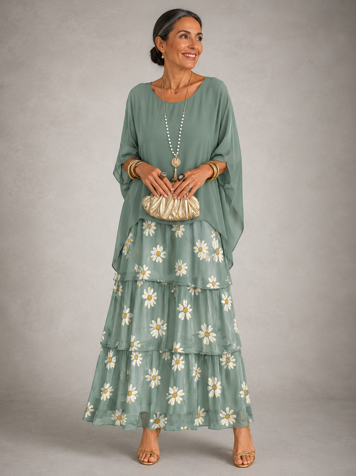Lucinda™ | Elegant Flowing Maxi Dress