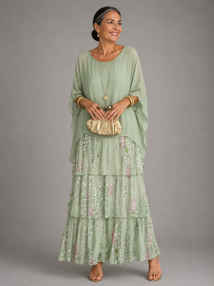 Lucinda™ | Elegant Flowing Maxi Dress