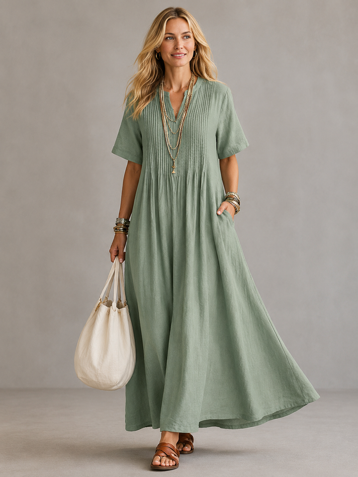 Alda™ | Pleated Dress