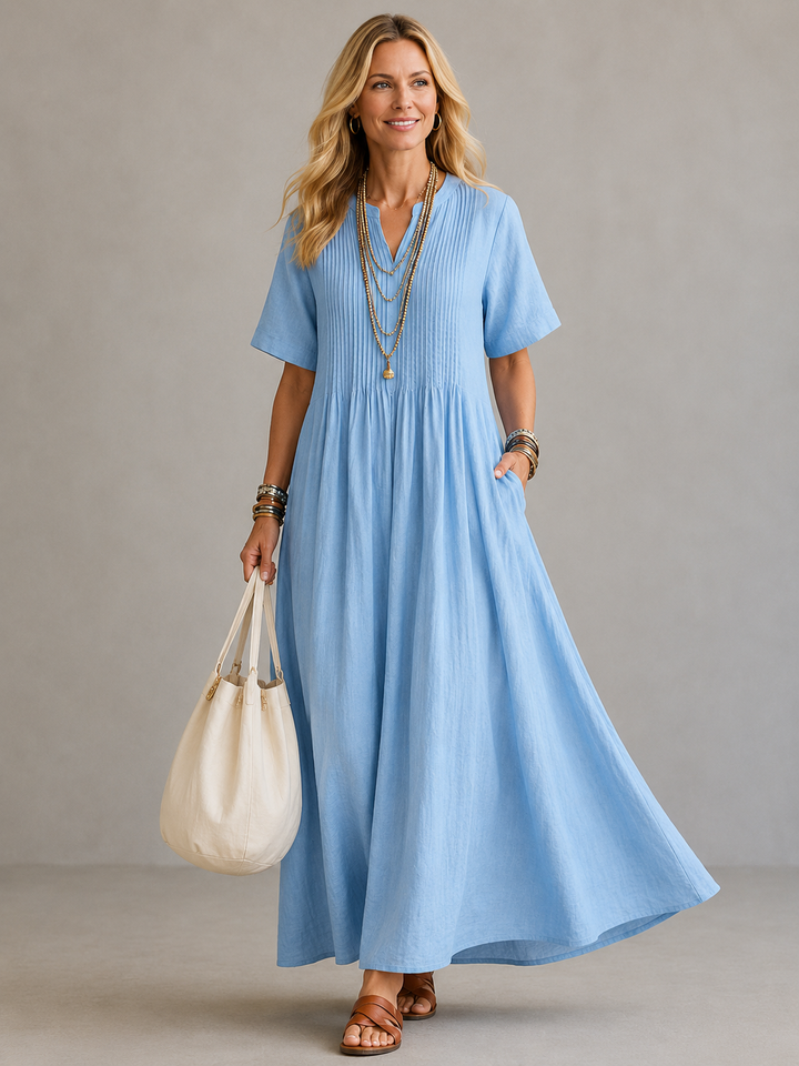 Alda™ | Pleated Dress