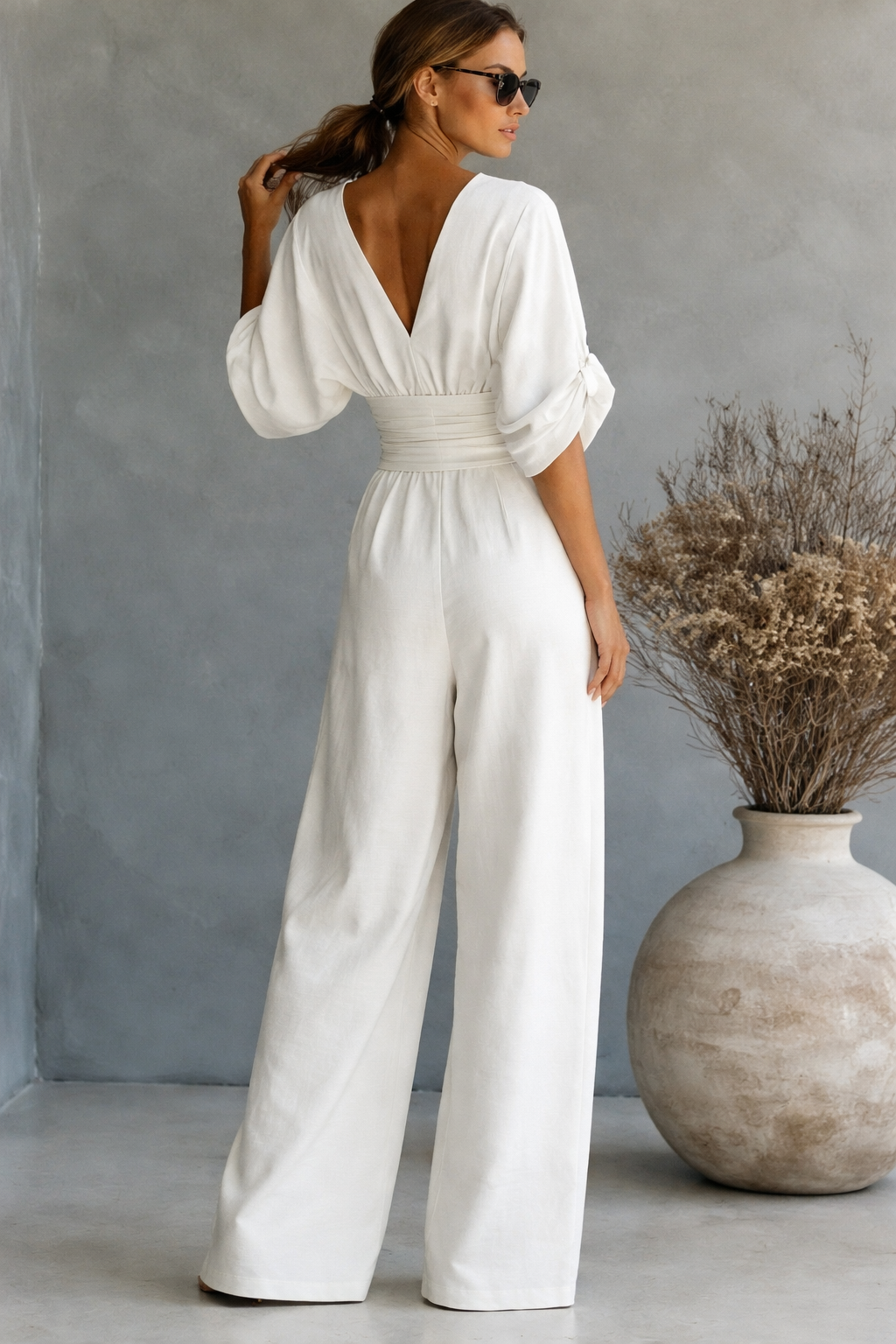 Martina - Jumpsuit to Feel Comfortable and Polished on Your Day.