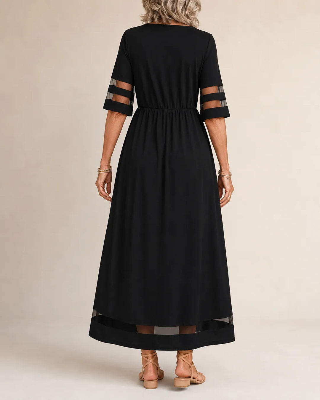 Regina™ – Flattering Tummy-Smoothing Midi Dress