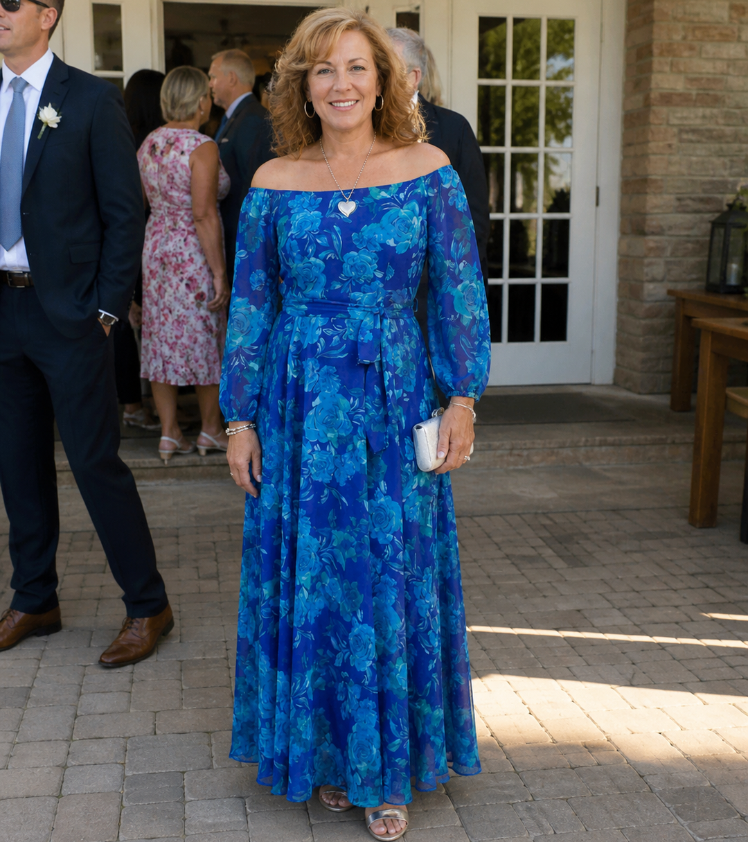 Harrow & Lane™ | Off Shoulder Floral Maxi Dress