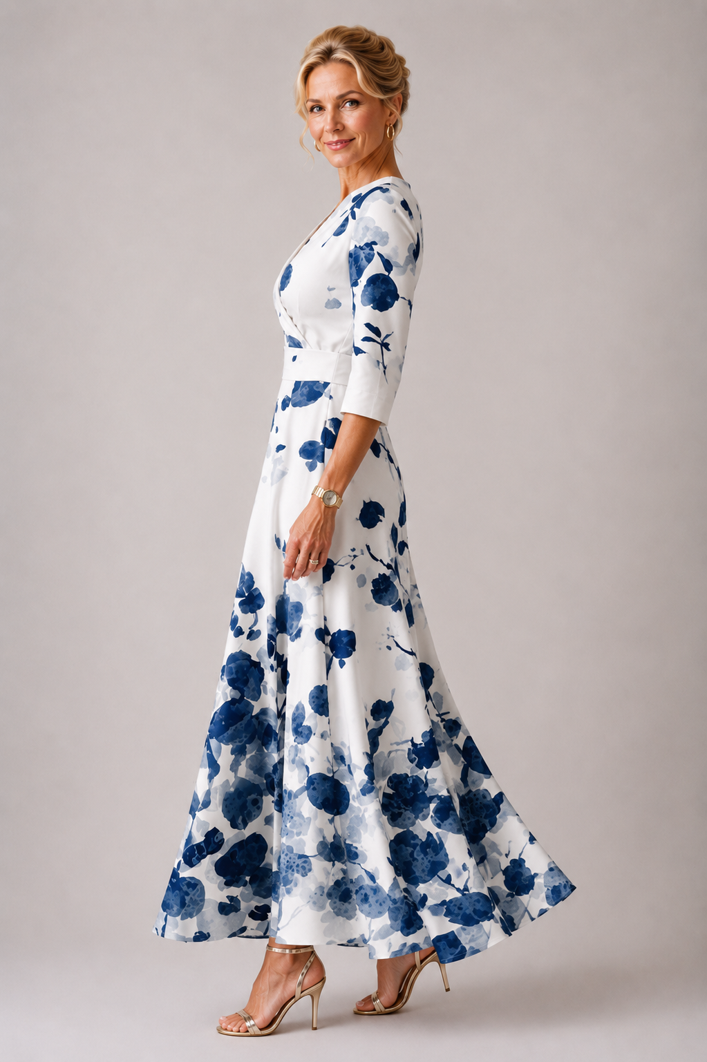 Petronella | Chic Dress with Floral Print
