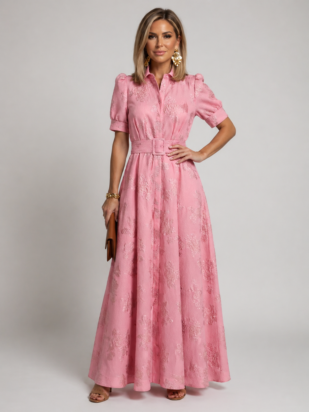 Harrow & Lane™ | Belted Floral Maxi Dress