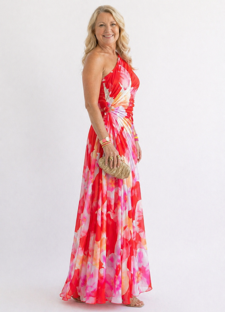 Harrow & Lane™ | Pleated One-Shoulder Dress