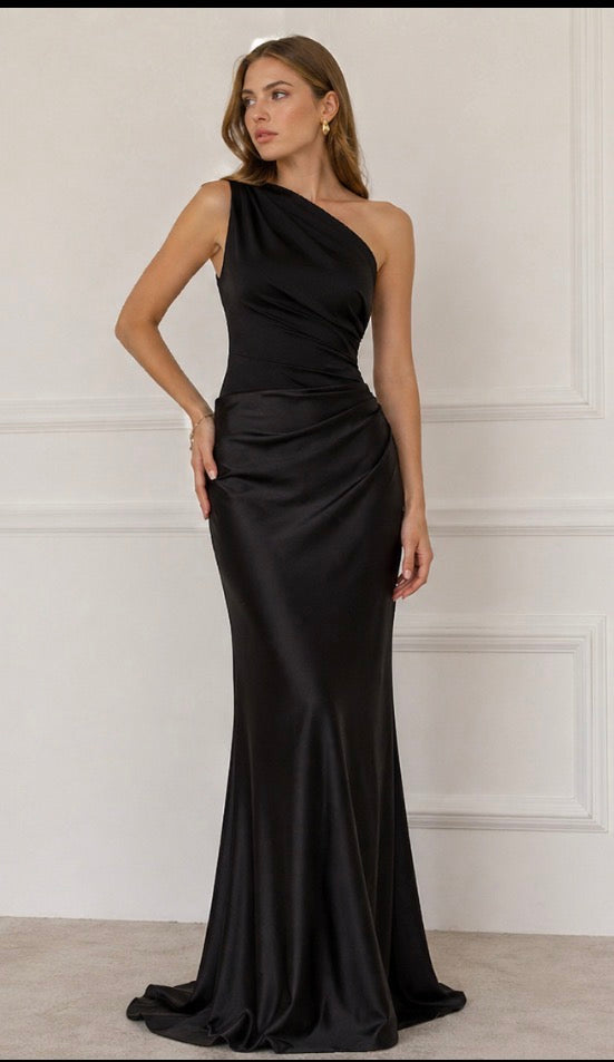 Harrow & Lane™ | Maxi Dress with a Guilt in Satin