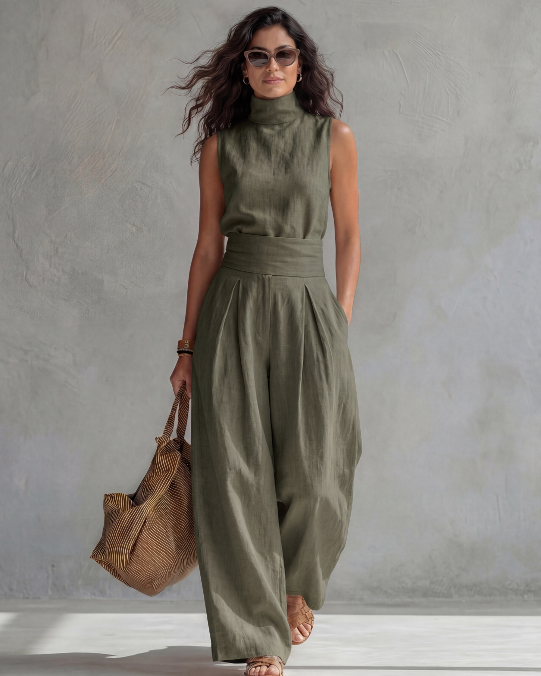 Shelley | Elegant Wide Leg Pants and Top Set