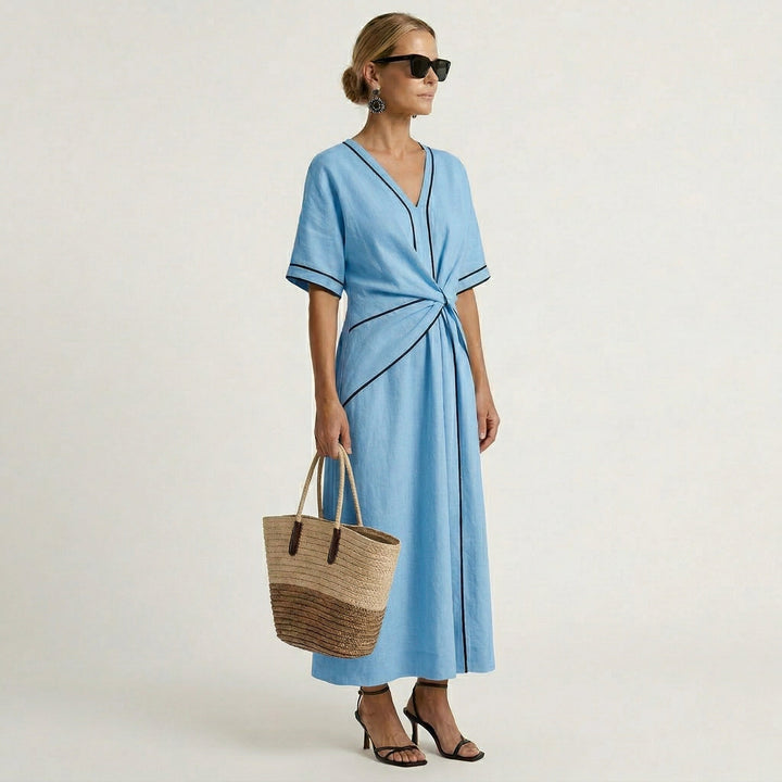 Cordelia | Elegant Dress with Flattering Waist and Vacation Chic