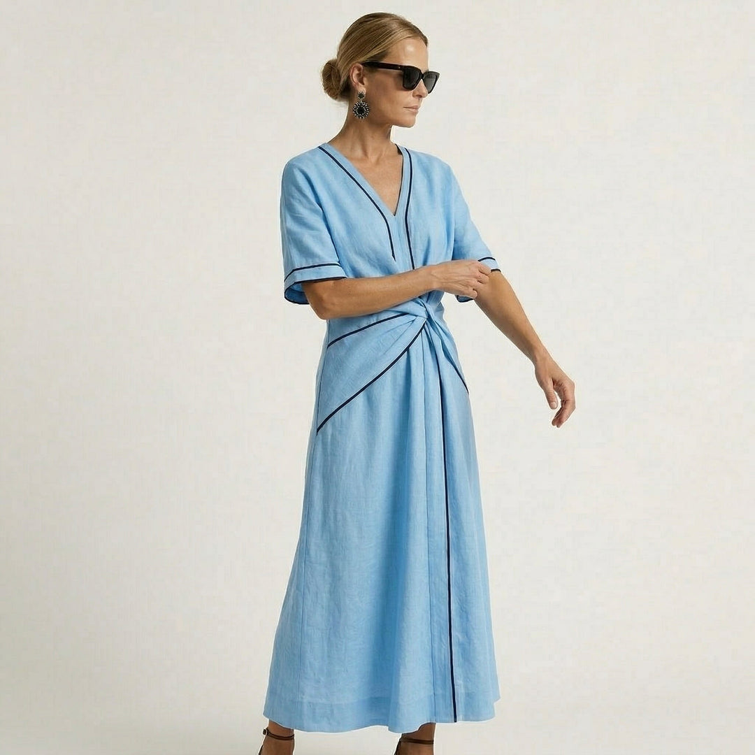 Cordelia | Elegant Dress with Flattering Waist and Vacation Chic