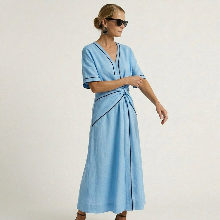 Cordelia | Elegant Dress with Flattering Waist and Vacation Chic