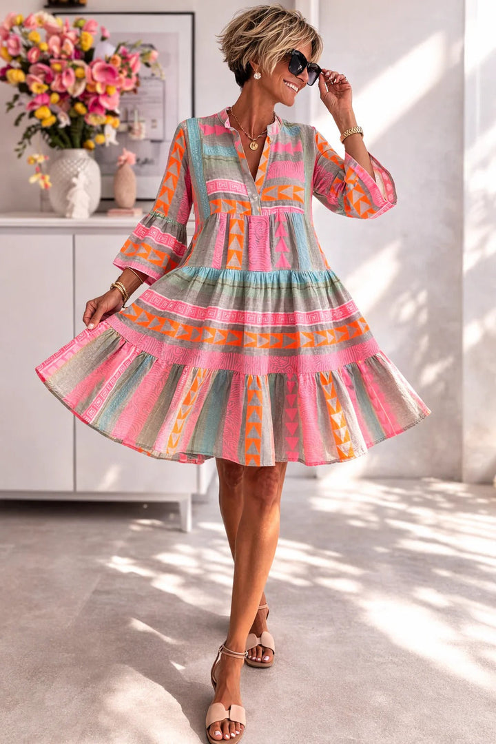 Venetia™ Timeless Vintage Grace Midi Dress