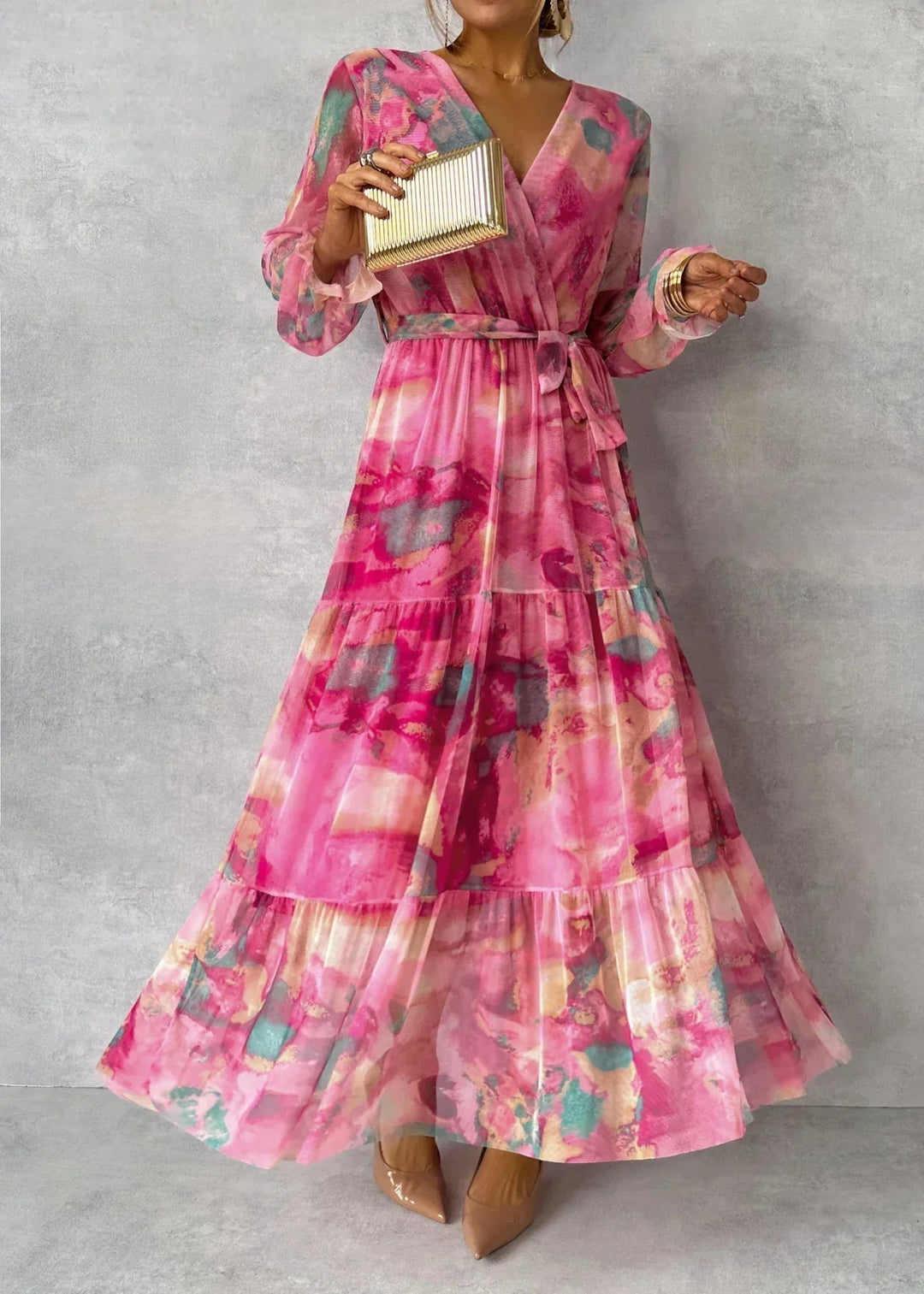 Harrow & Lane™ | Wrap Dress with Floral Print