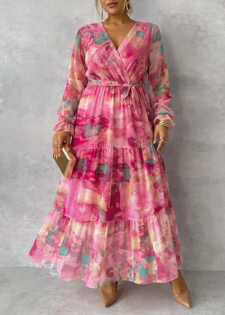 Tressa | Wrap Dress with Floral Print