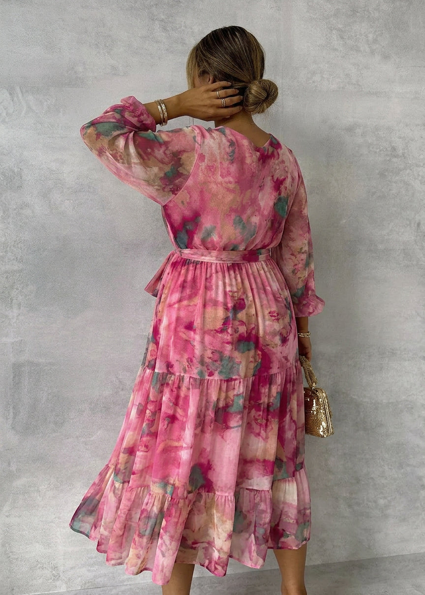 Tressa | Wrap Dress with Floral Print