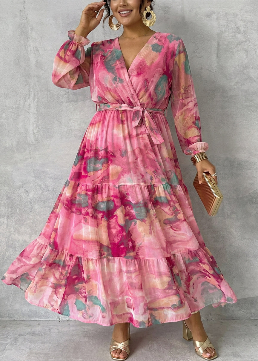 Tressa | Wrap Dress with Floral Print