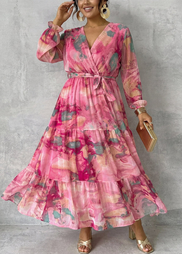 Tressa | Wrap Dress with Floral Print