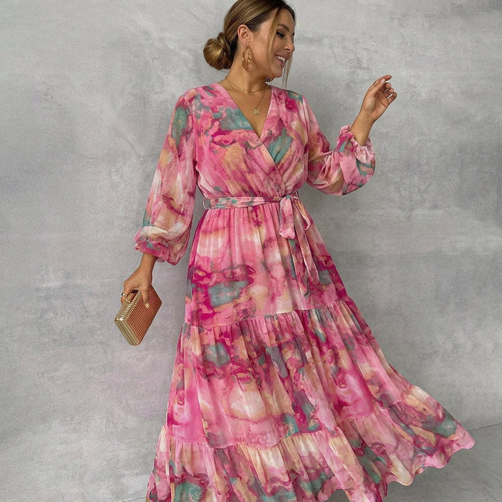 Tressa | Wrap Dress with Floral Print