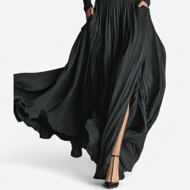 Alma - High-Waisted Maxi Dress