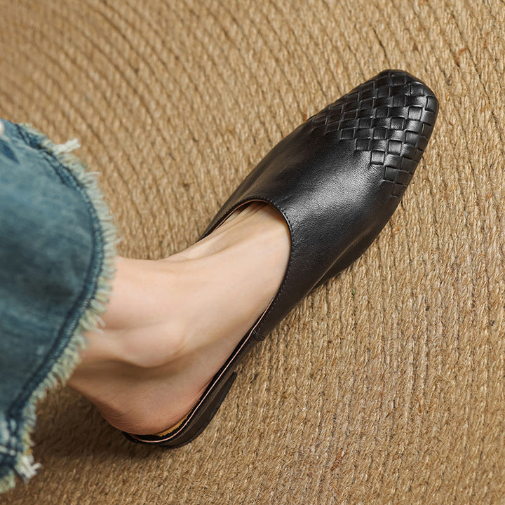 Laurine Genuine Leather Mules
