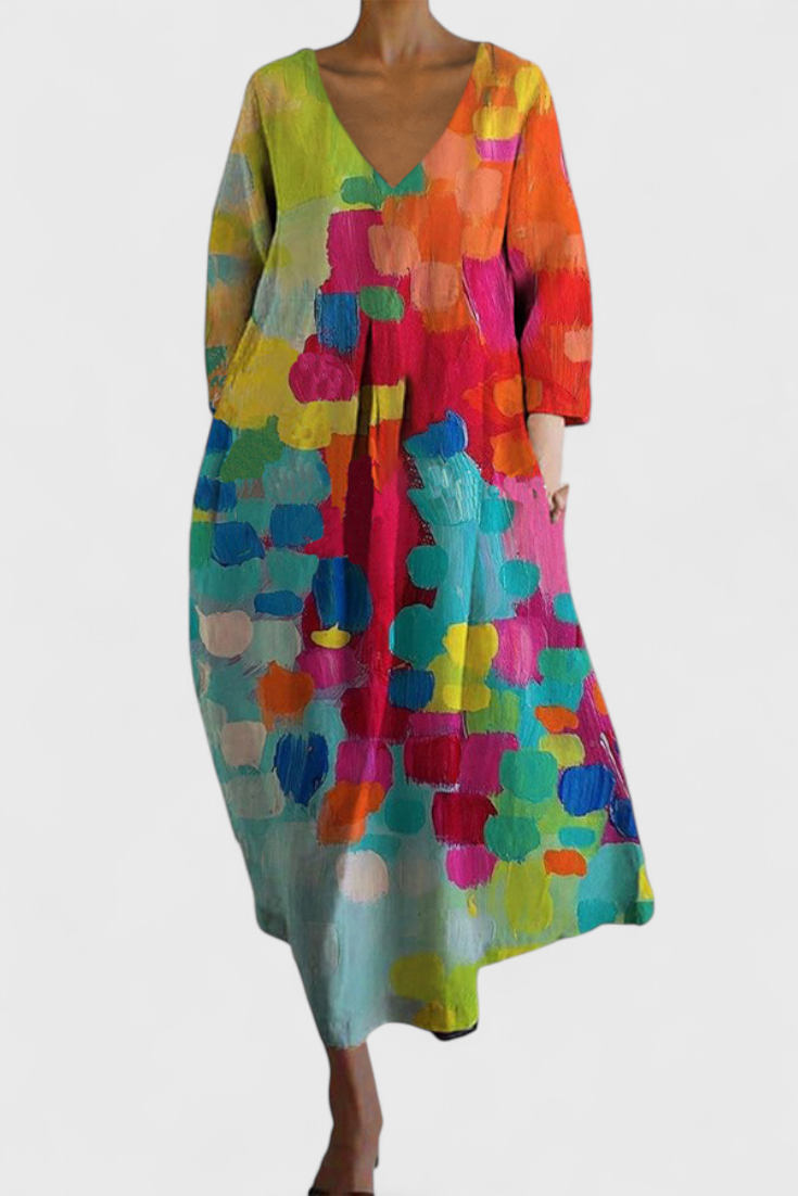 Josefa | Comfortable V-neck Dress