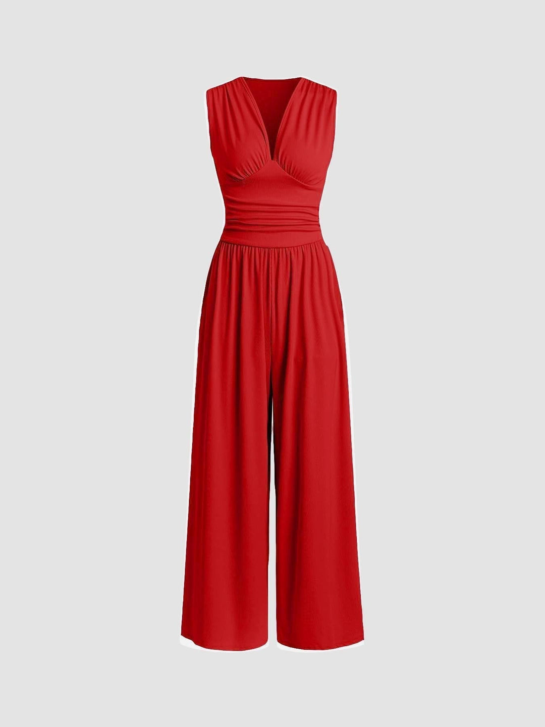 Suzette – Elegant Sleeveless Wide-Leg Jumpsuit