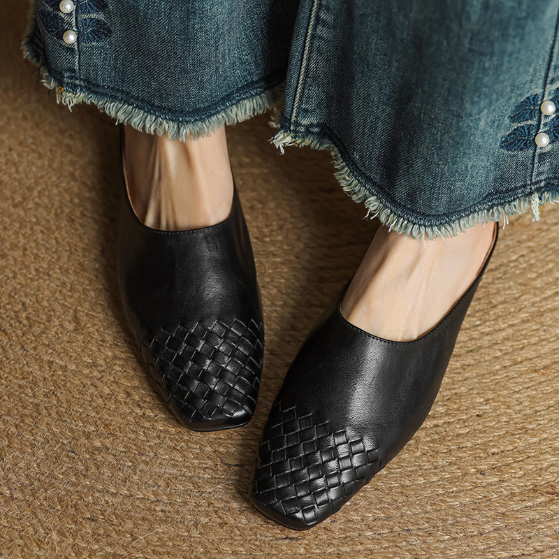 Laurine Genuine Leather Mules