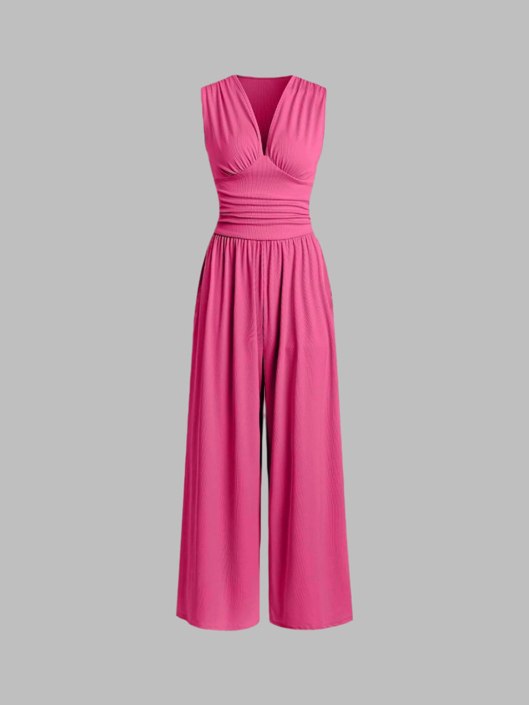Rosabel – Elegant Sleeveless Jumpsuit with Wide Legs