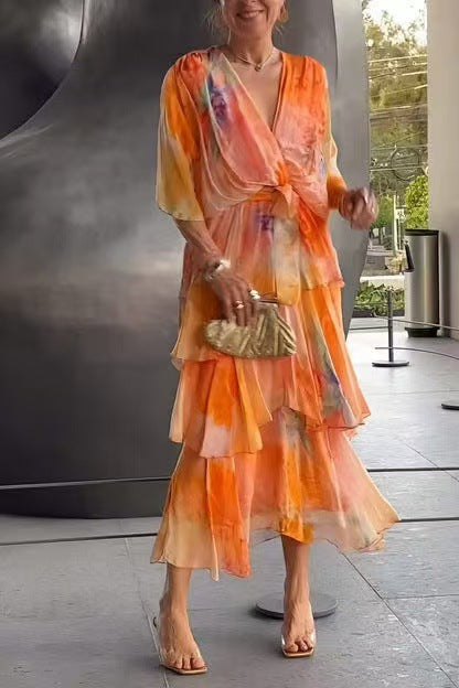Harrow & Lane™ | Layered Floral Sun Dress