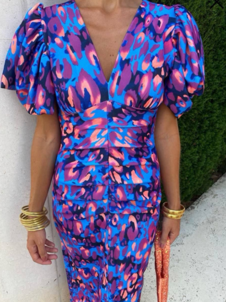 Harrow & Lane™ | Vivid Pleated Midi Dress